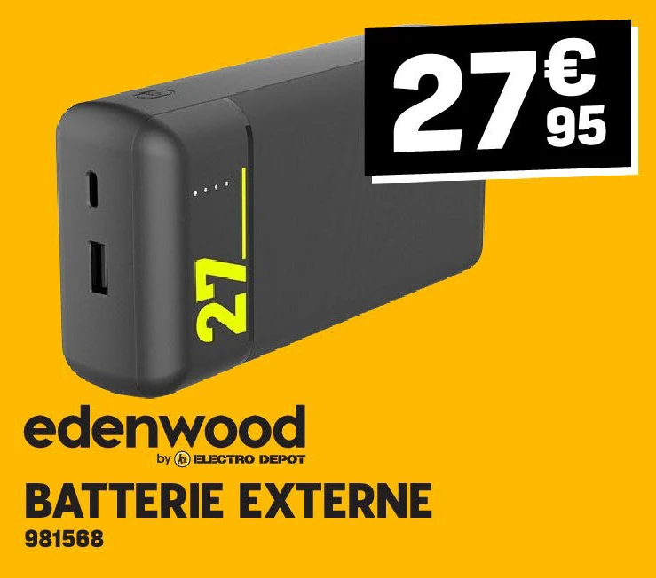 Edenwood BATTERIE EXTERNE