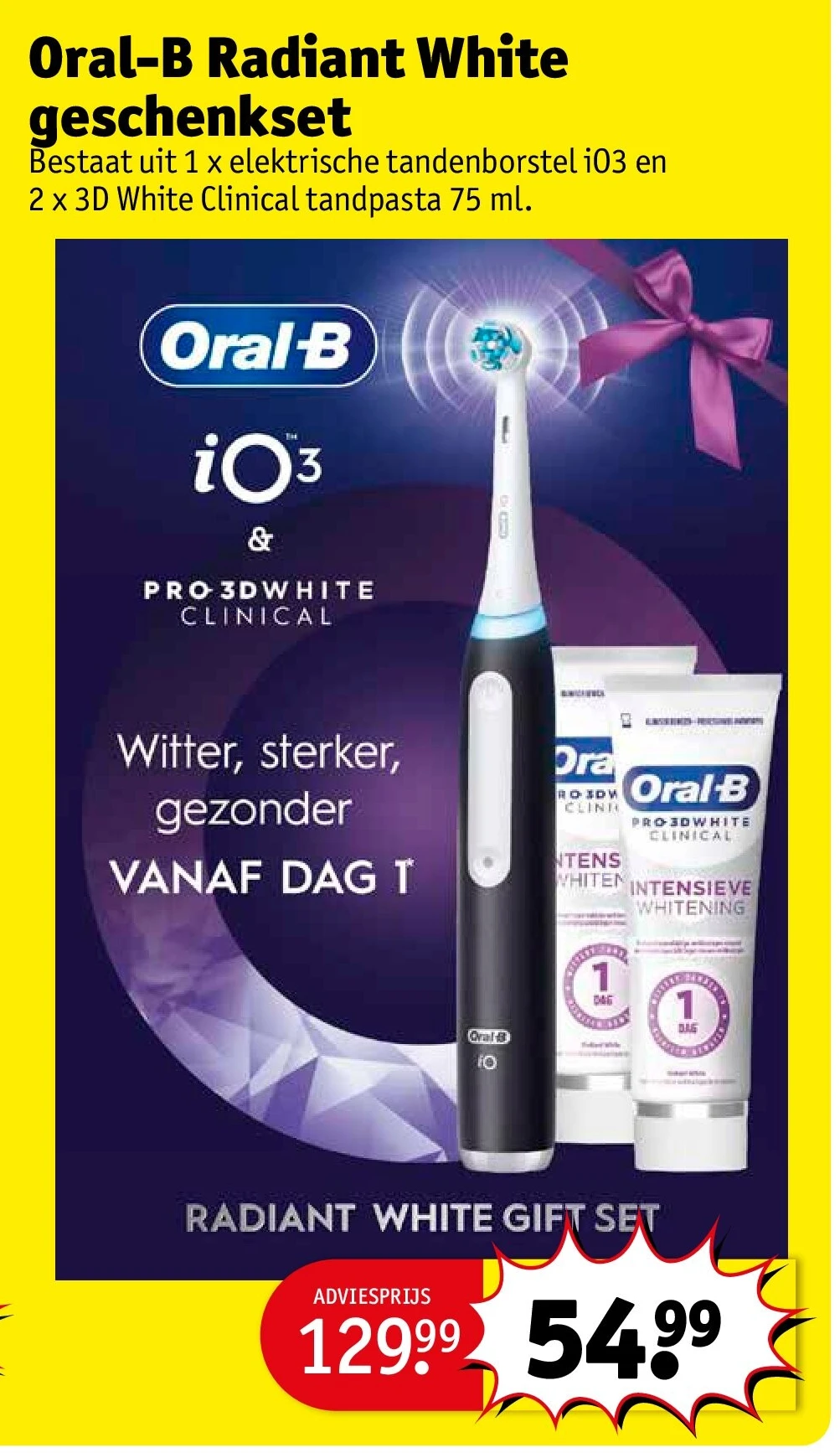 Oral-B Radiant White geschenkset