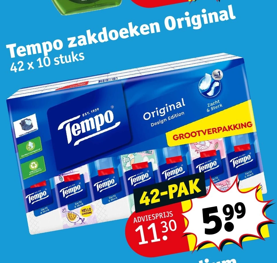 Tempo zakdoeken Original