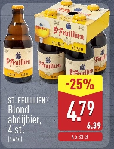 Blond abdijbier, 4st.
