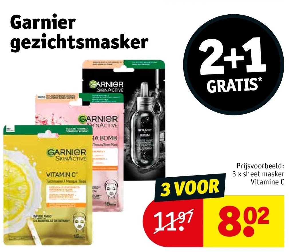 Garnier gezichtsmasker