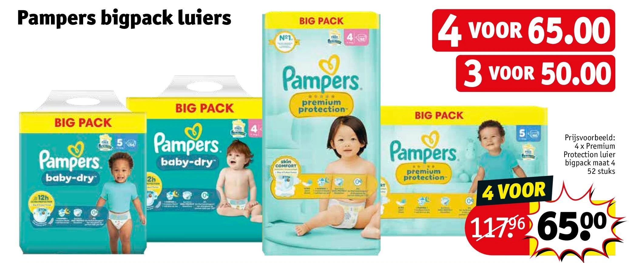Pampers bigpack luiers