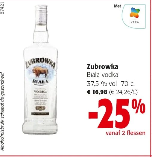 Zubrowka Biala vodka