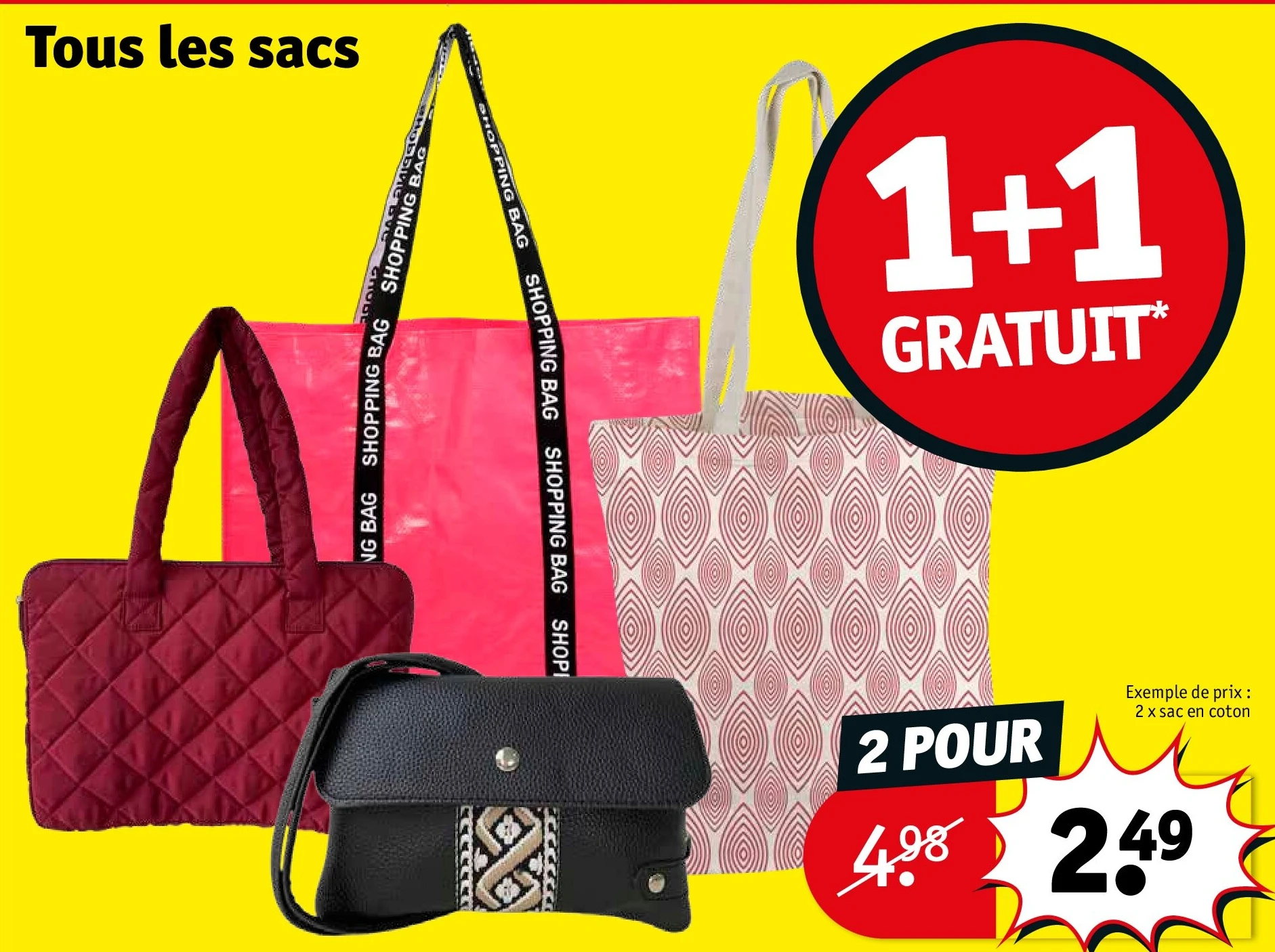 Tous les sacs 2 POUR
