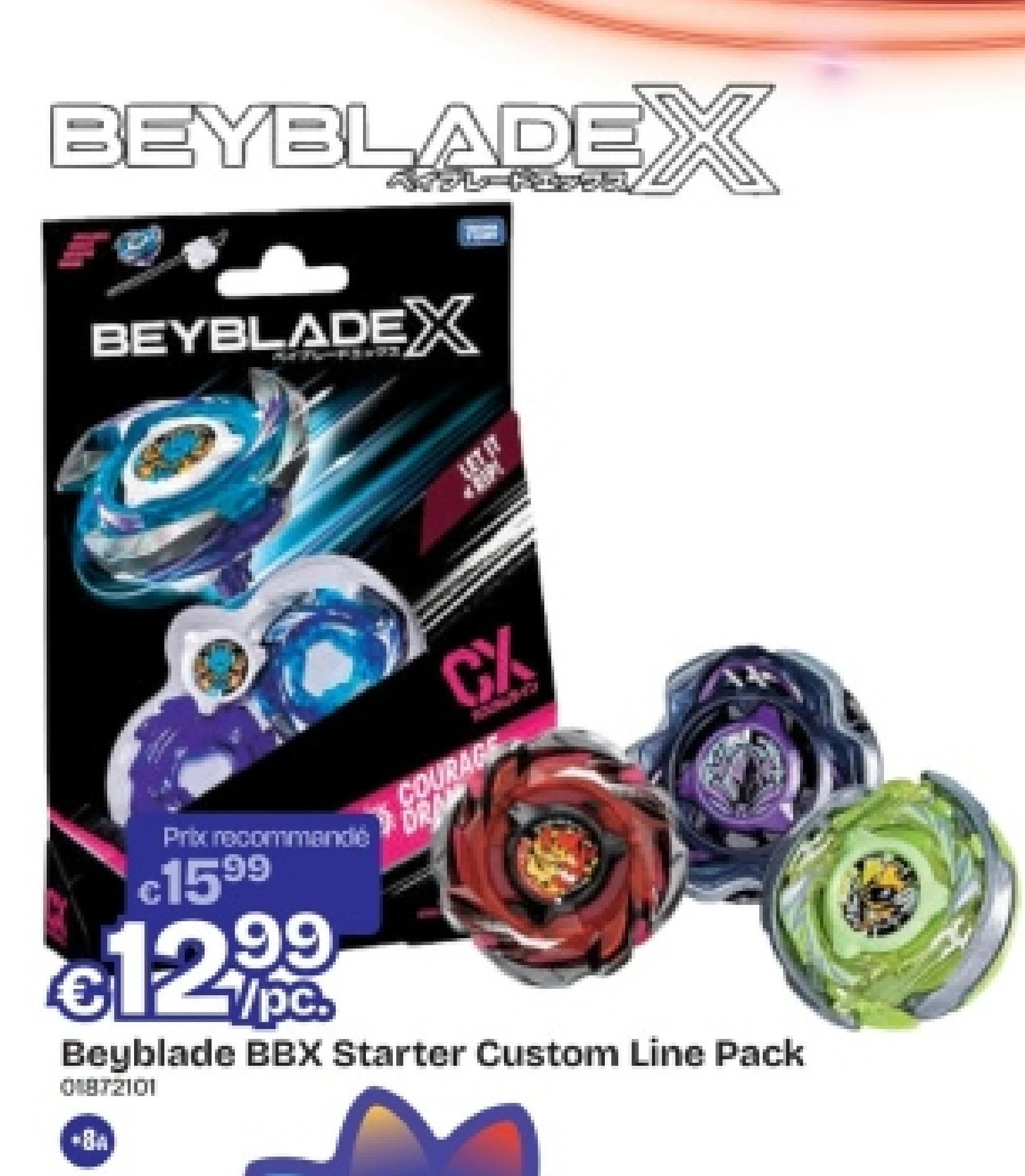 Beyblade BBX Starter Custom Line Pack 01872101