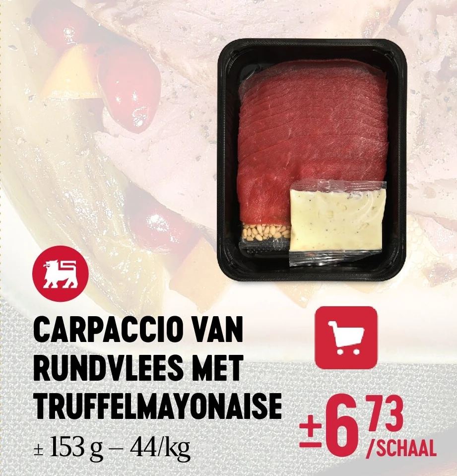CARPACCIO VAN RUNDVLEES MET TRUFFELMAYONAISE