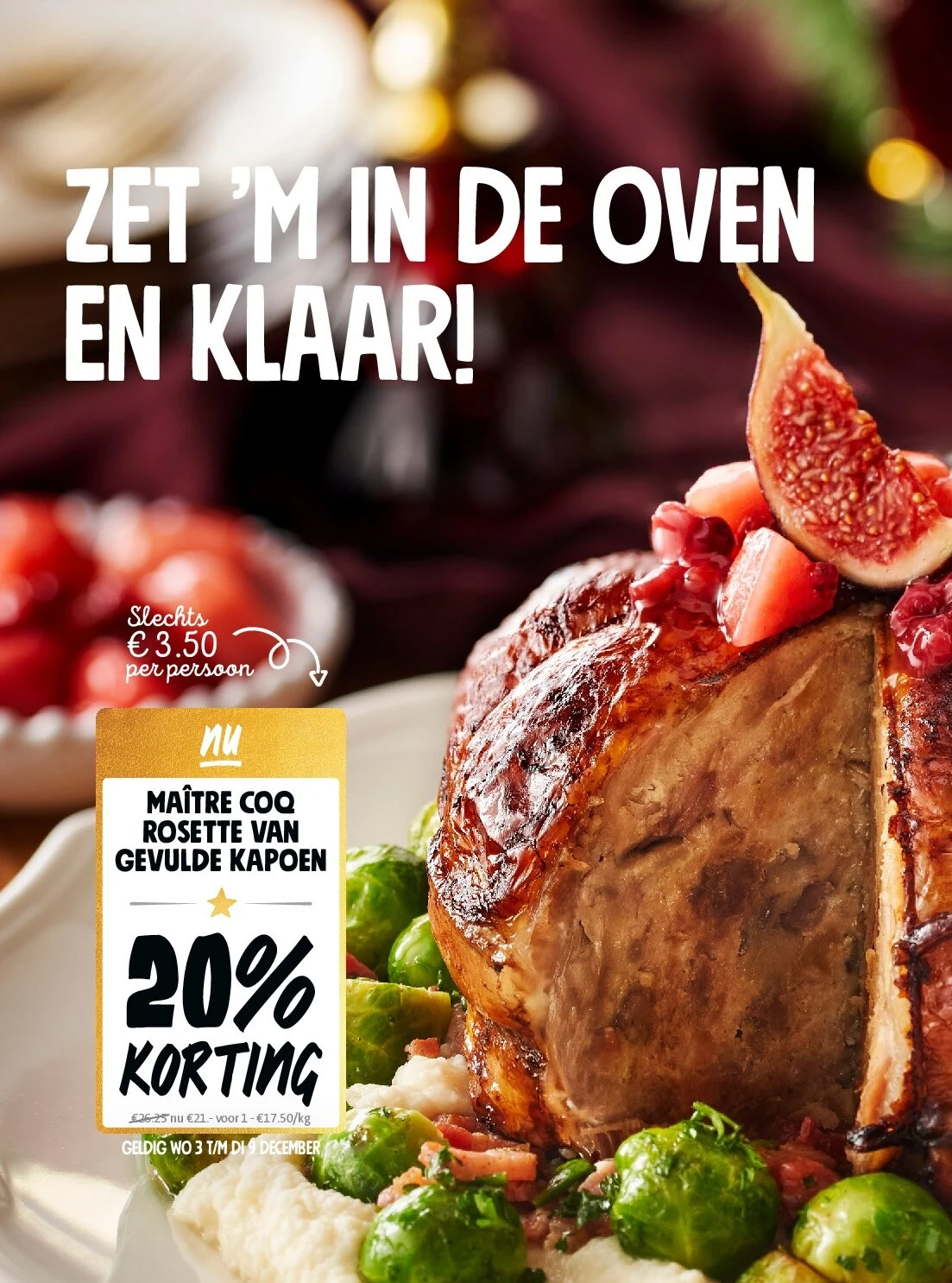 Maître Coq rosette van gevulde kapoen