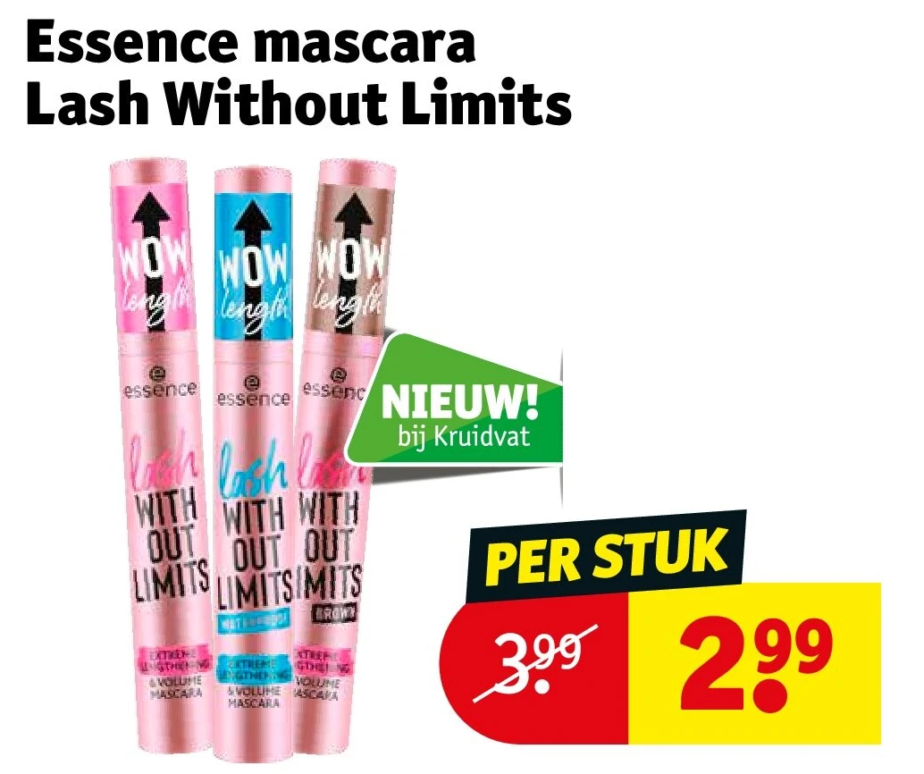 Essence mascara Lash Without Limits