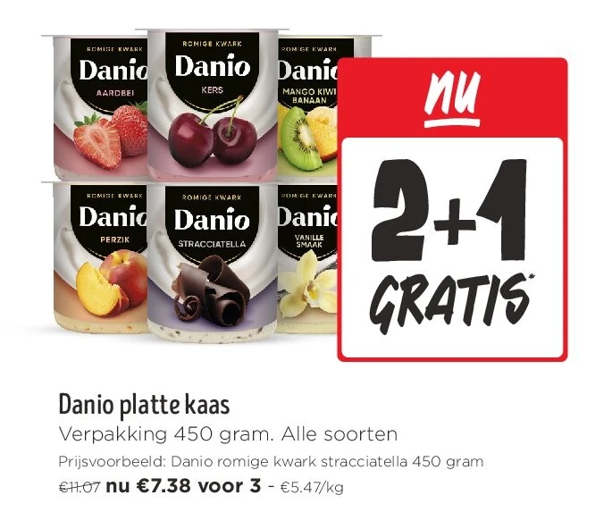 Danio platte kaas