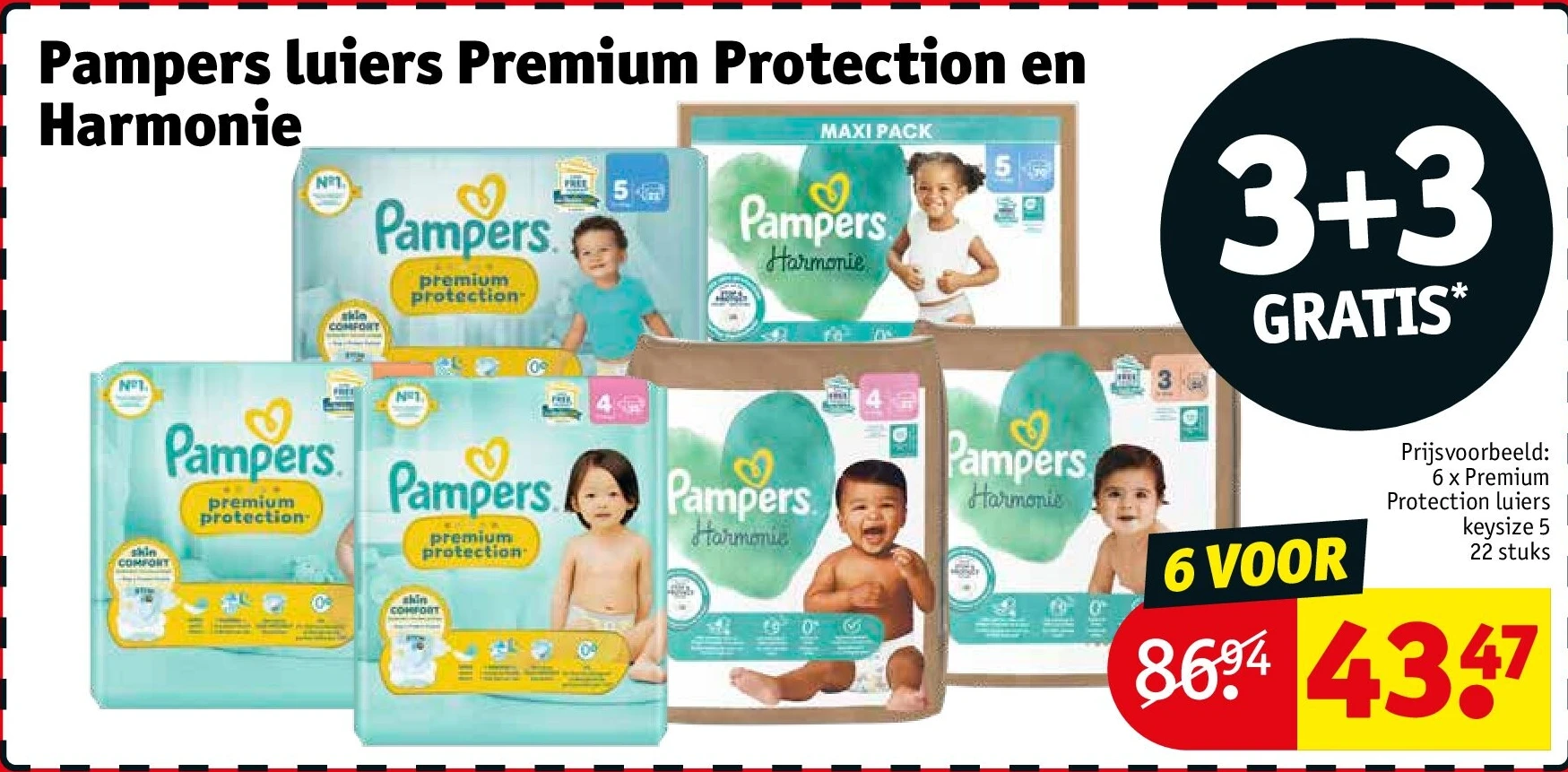Pampers luiers Premium Protection en Harmonie