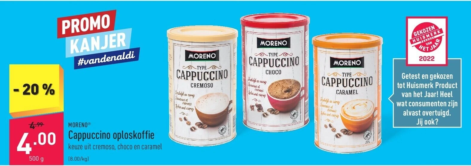 Cappuccino oploskoffie