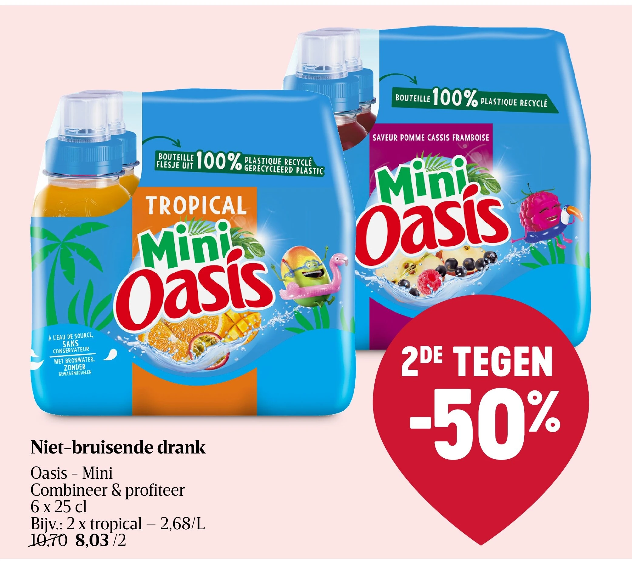 Niet-bruisende drank