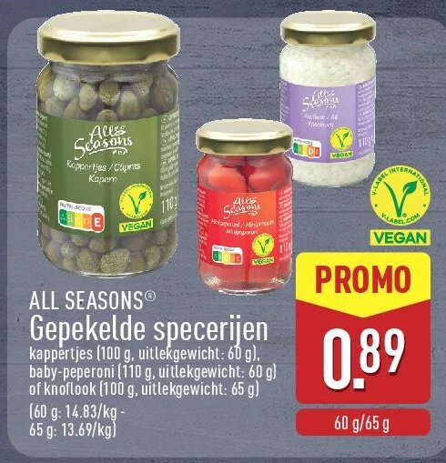 Gepekelde specerijen
