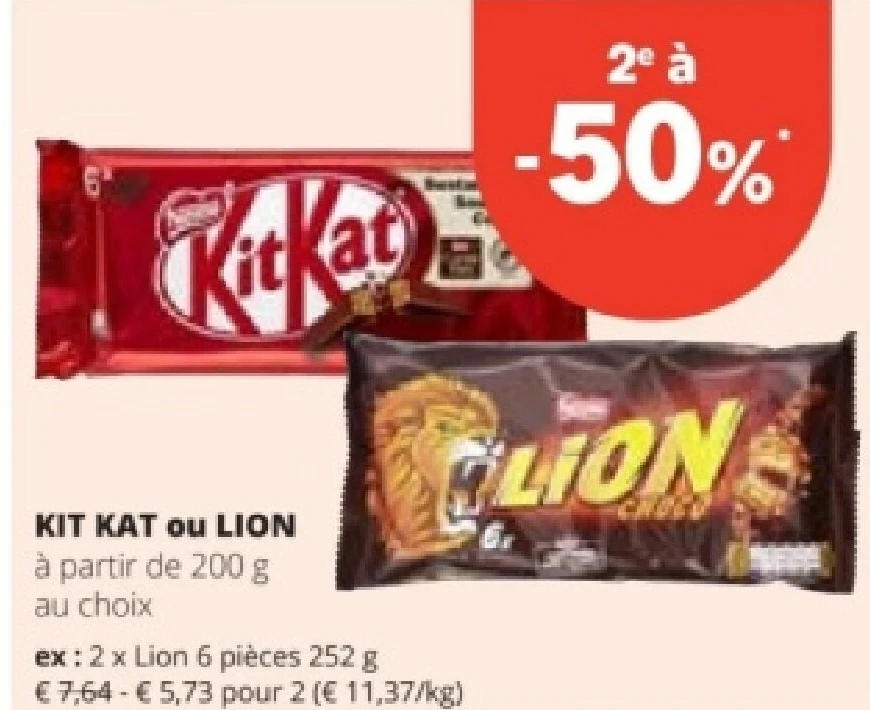 KIT KAT ou LION