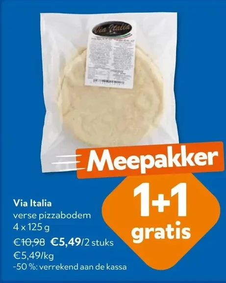 Via Italia verse pizzabodem