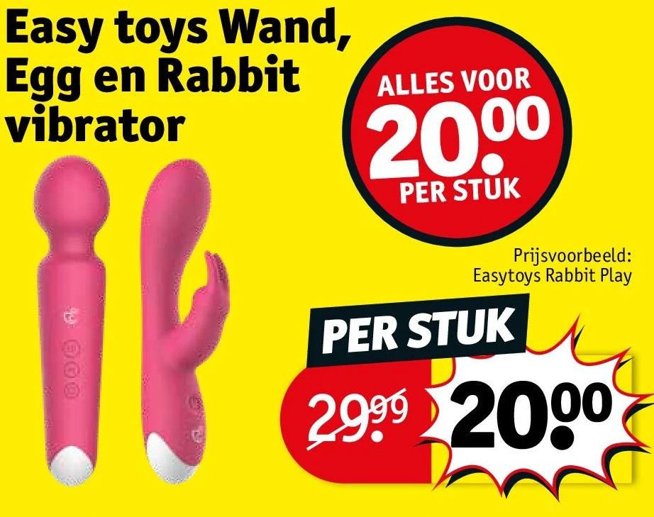 Easy toys Wand, Egg en Rabbit vibrator