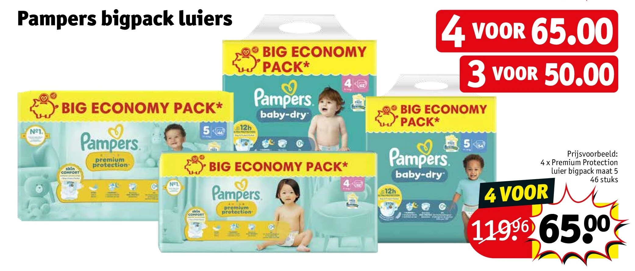 Pampers bigpack luiers