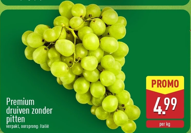 Premium druiven zonder pitten