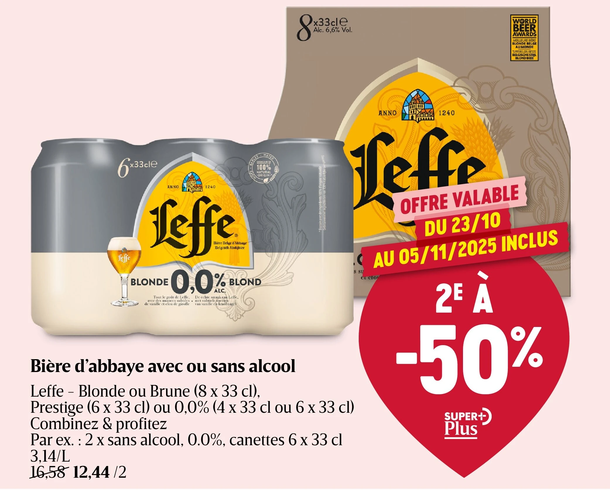 Bière d’abbaye avec ou sans alcool