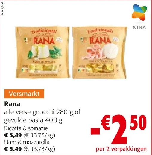 Rana Ricotta & spinazie