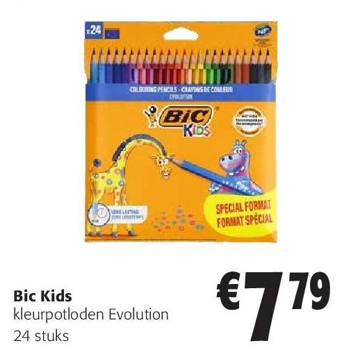 Bic Kids kleurpotloden Evolution 24 stuks