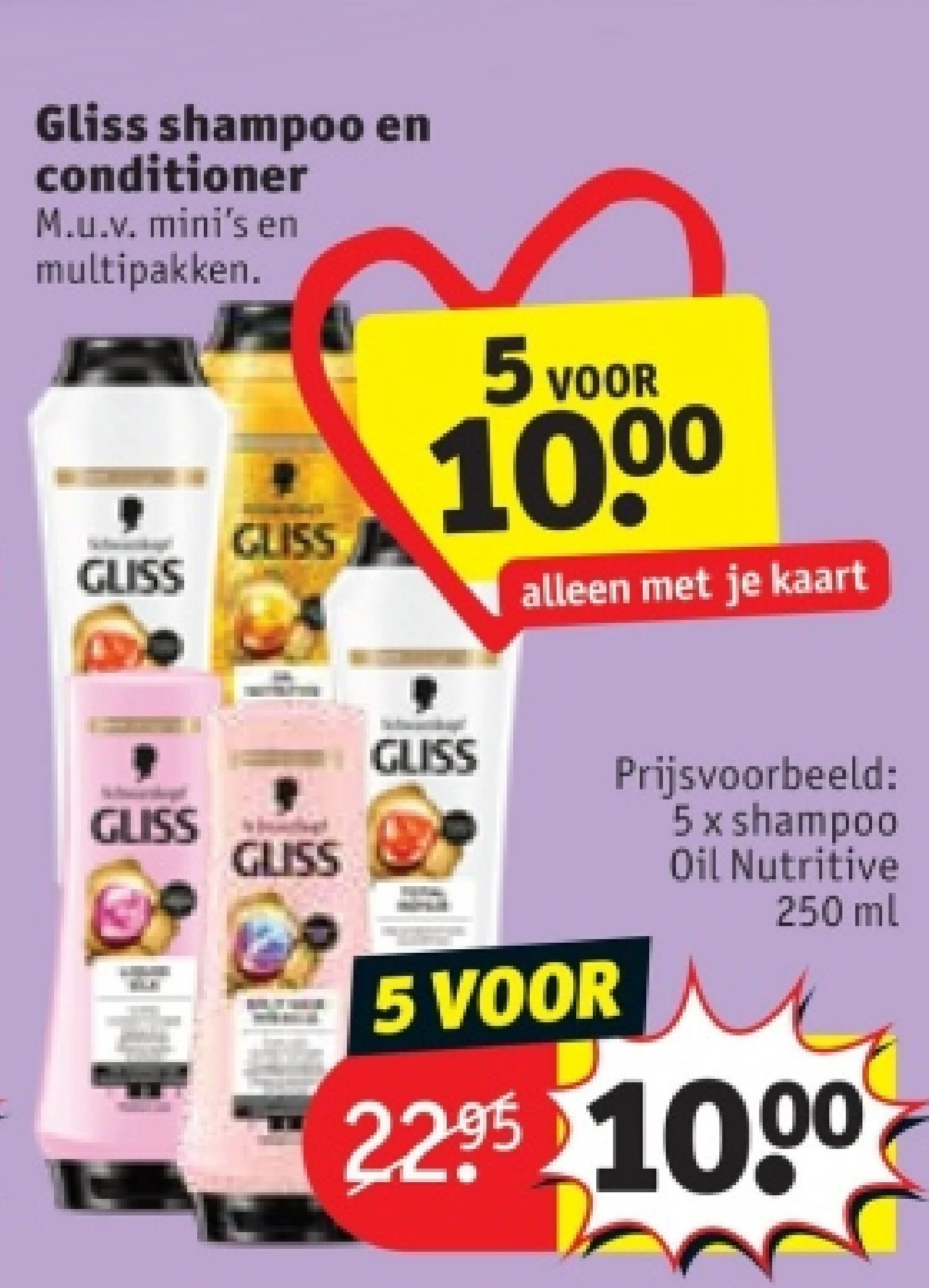 Gliss shampoo en conditioner