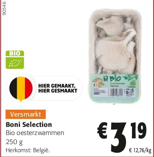 Boni Selection Bio oesterzwammen 250 g