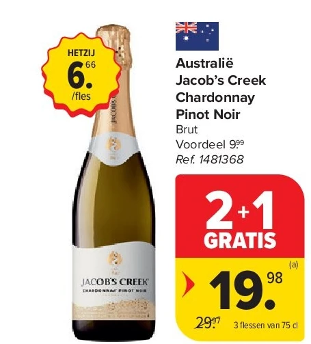 Australië Jacob’s Creek Chardonnay Pinot Noir