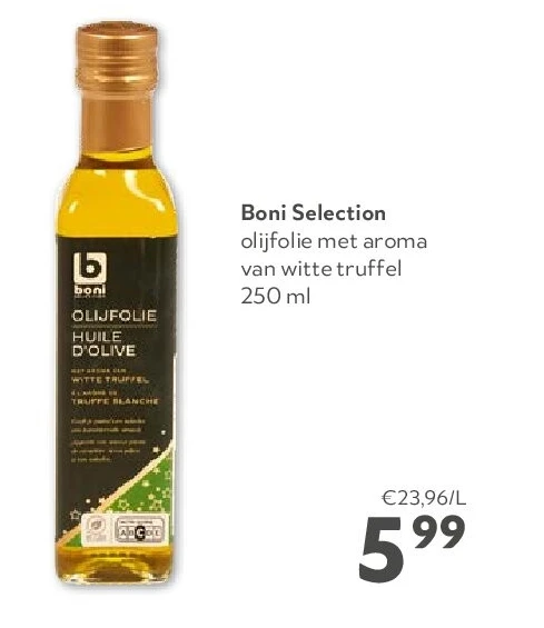 Boni Selection olijfolie met aroma van witte truffel 250 ml