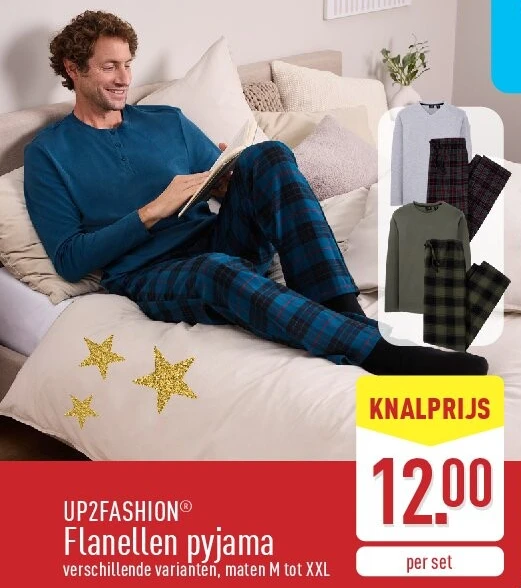 Flanellen pyjama