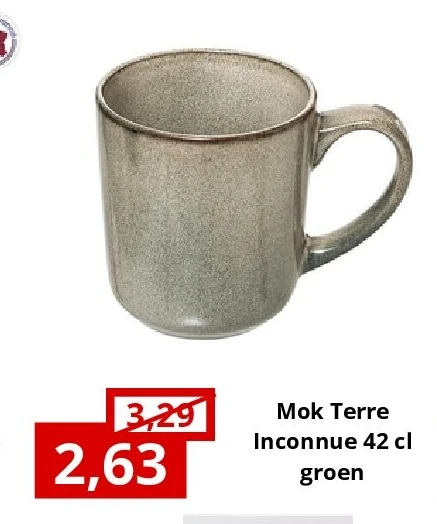 Mok Terre Inconnue 42 cl groen