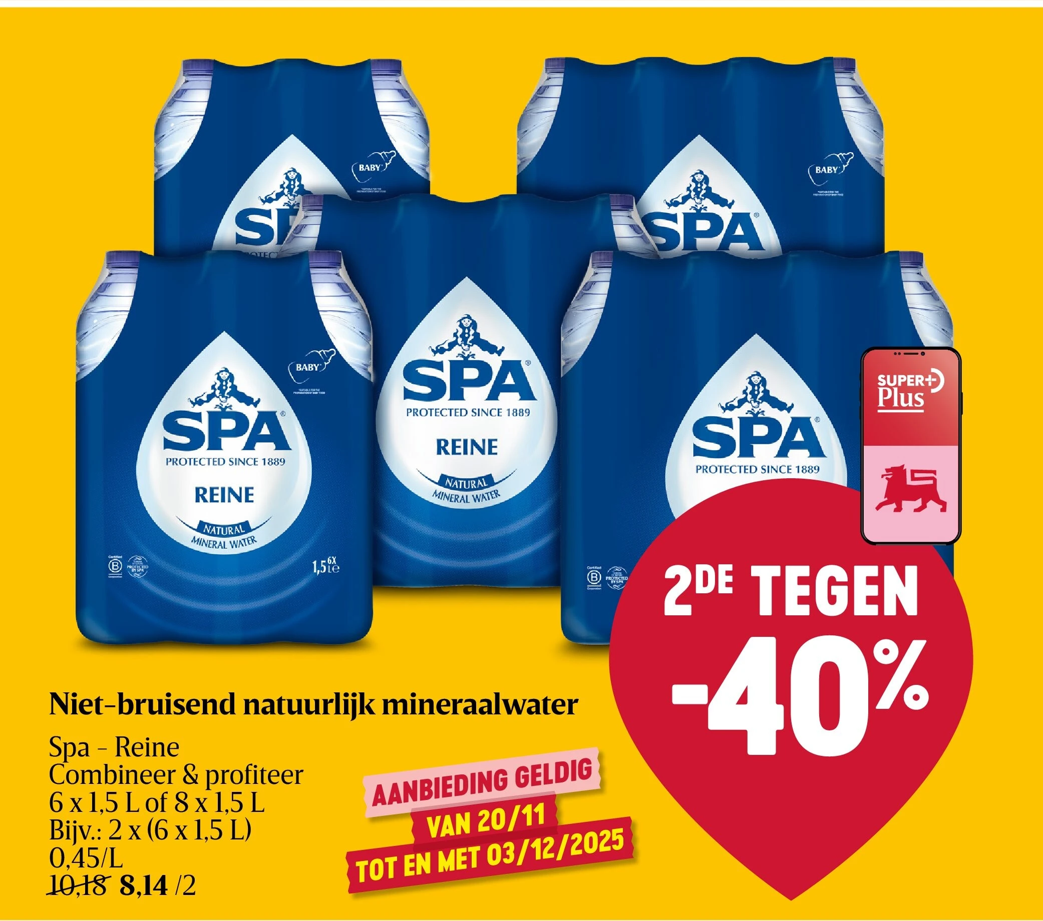 Niet-bruisend natuurlijk mineraalwater
