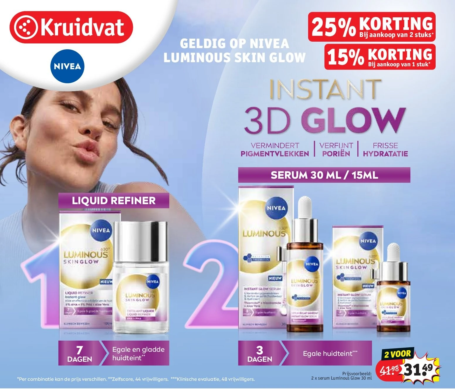 2 x serum Luminous Glow 30 ml