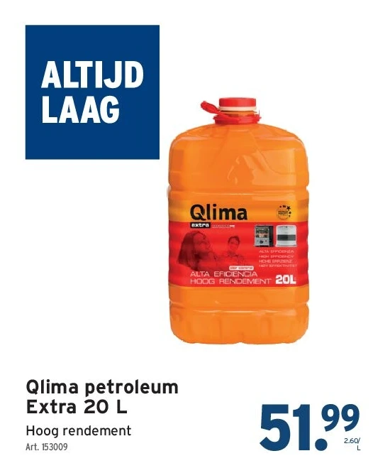 Qlima petroleum Extra 20 L