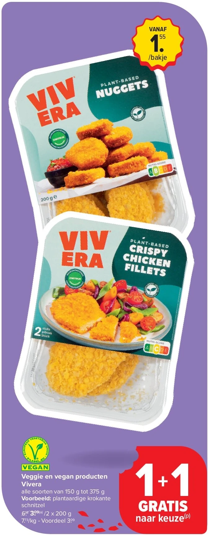 Veggie en vegan producten Vivera