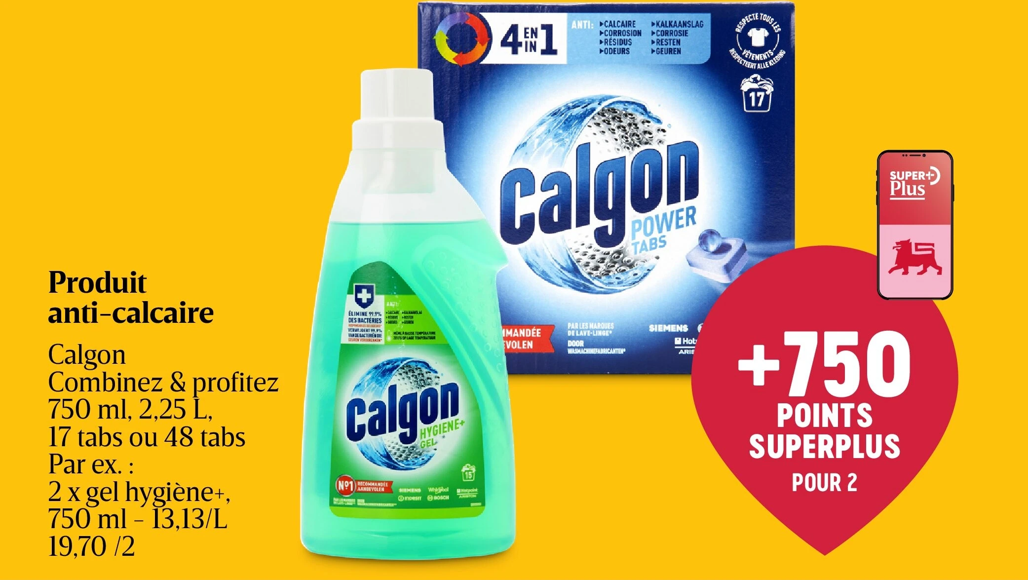 Produit anti-calcaire