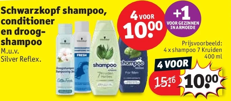 Schwarzkopf shampoo, conditioner en droogshampoo
