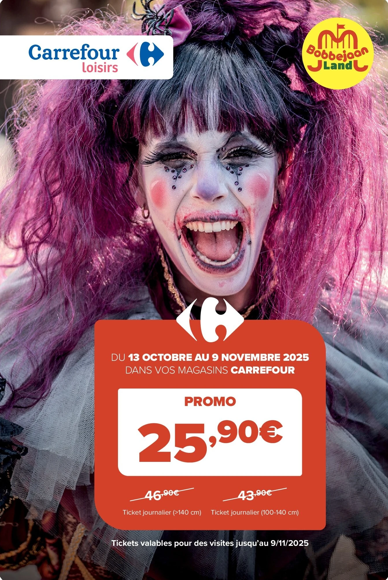 Carrefour loisirs Bobbejaan Land