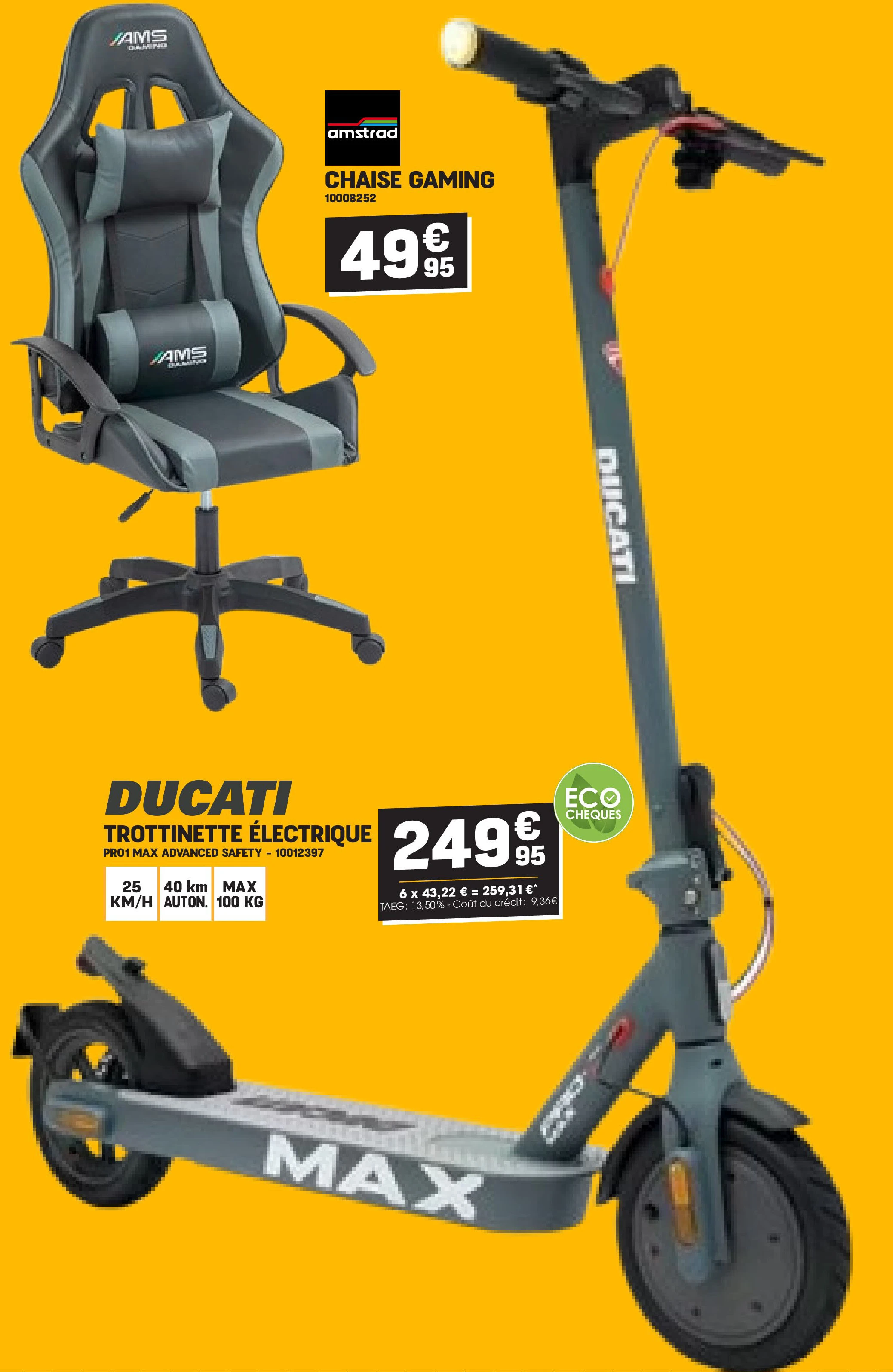 Ducati TROTTINETTE ÉLECTRIQUE PRO1 MAX ADVANCED SAFETY