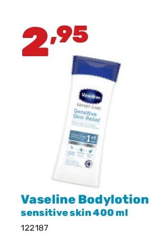 Vaseline Bodylotion sensitive skin 400 ml