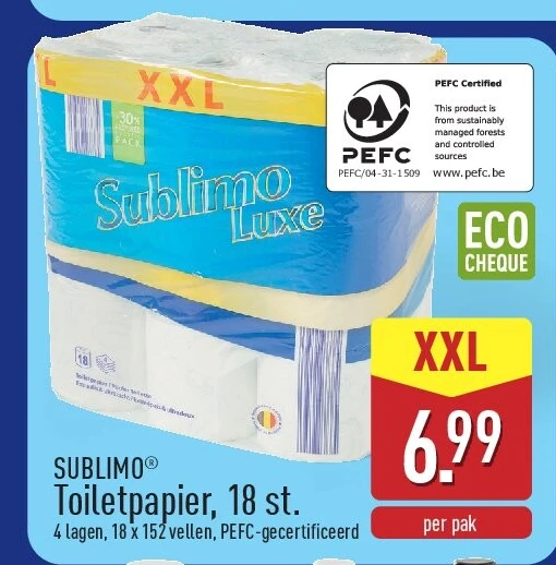 Toiletpapier, 18st.