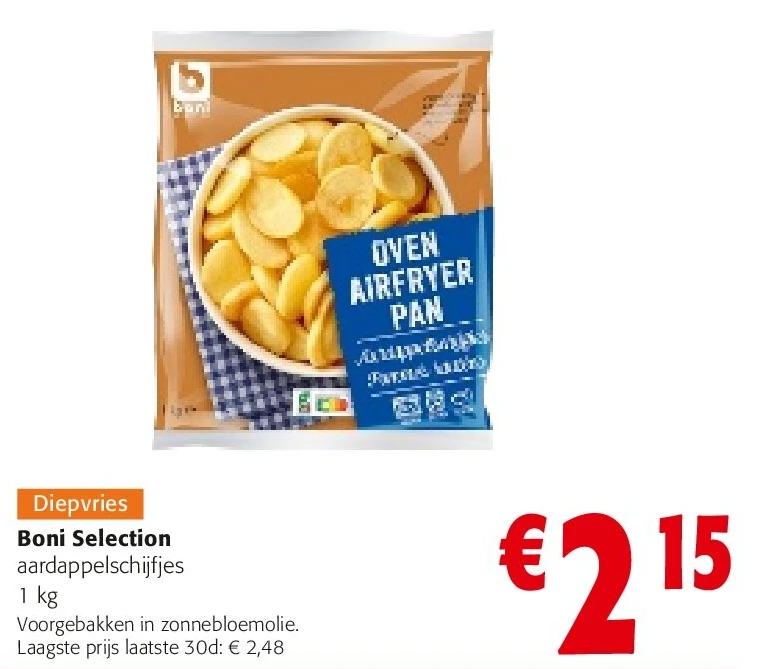 Boni Selection aardappelschijfjes 1 kg
