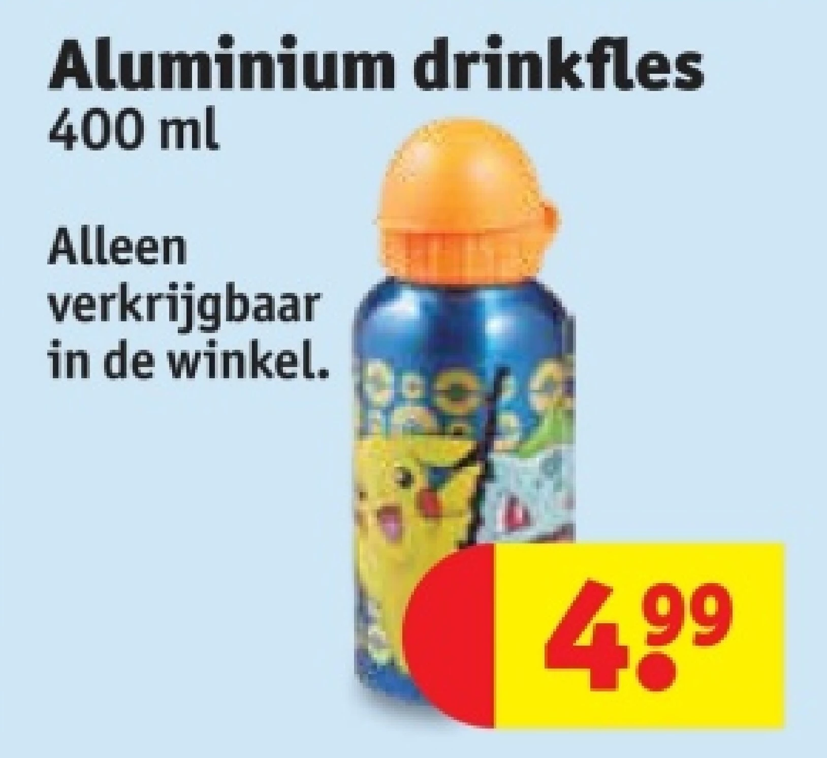 Aluminium drinkfles