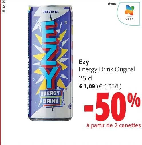 Ezy Energy Drink Original 25 cl