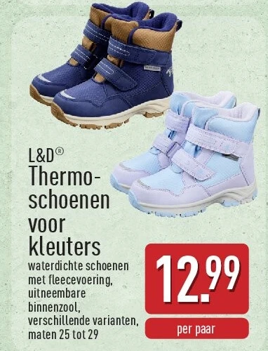 Thermo schoenen voor kleuters