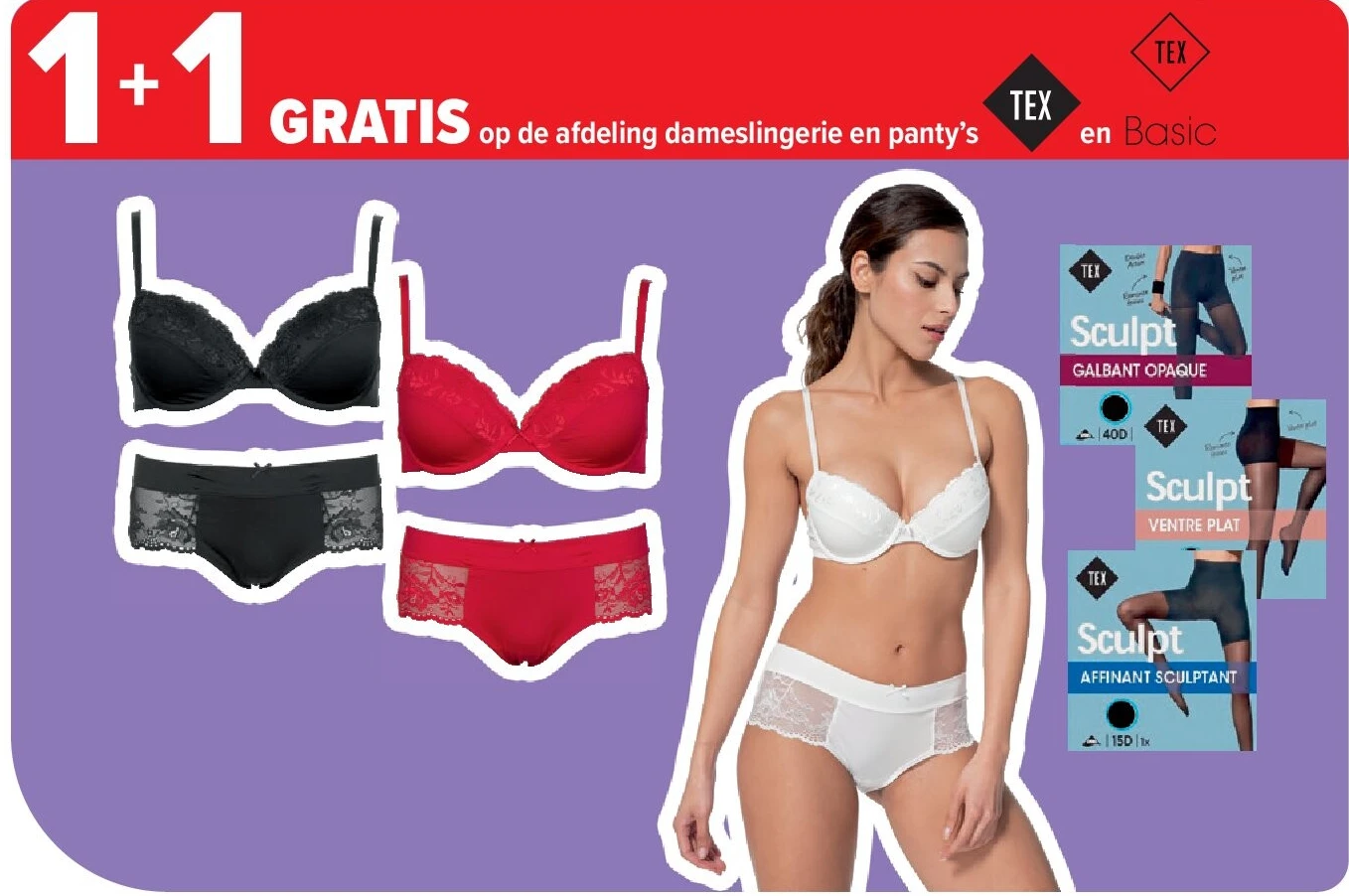 afdeling dameslingerie en panty’s