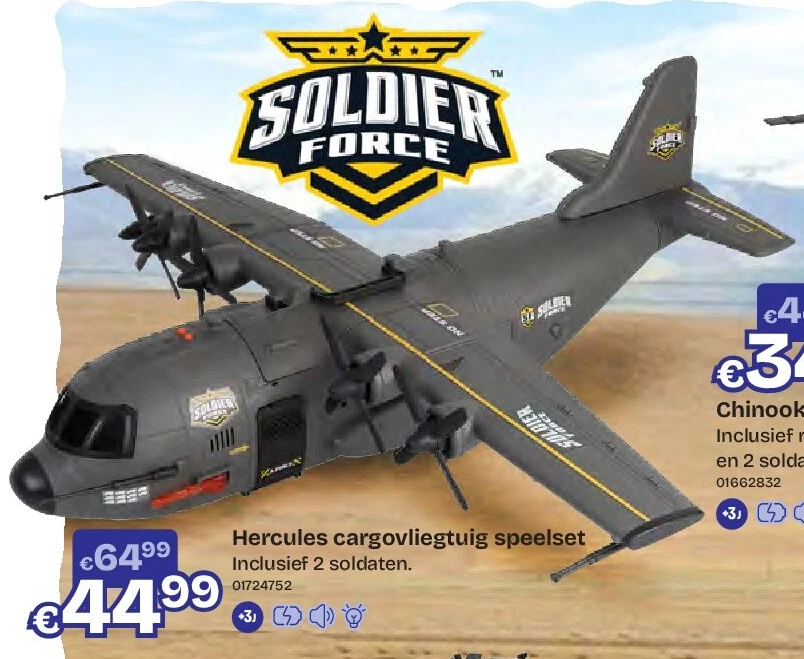 Hercules cargovliegtuig speelset