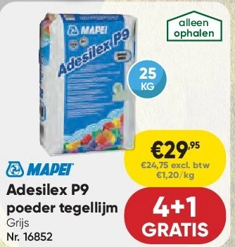 Adesilex P9 poeder tegellijm