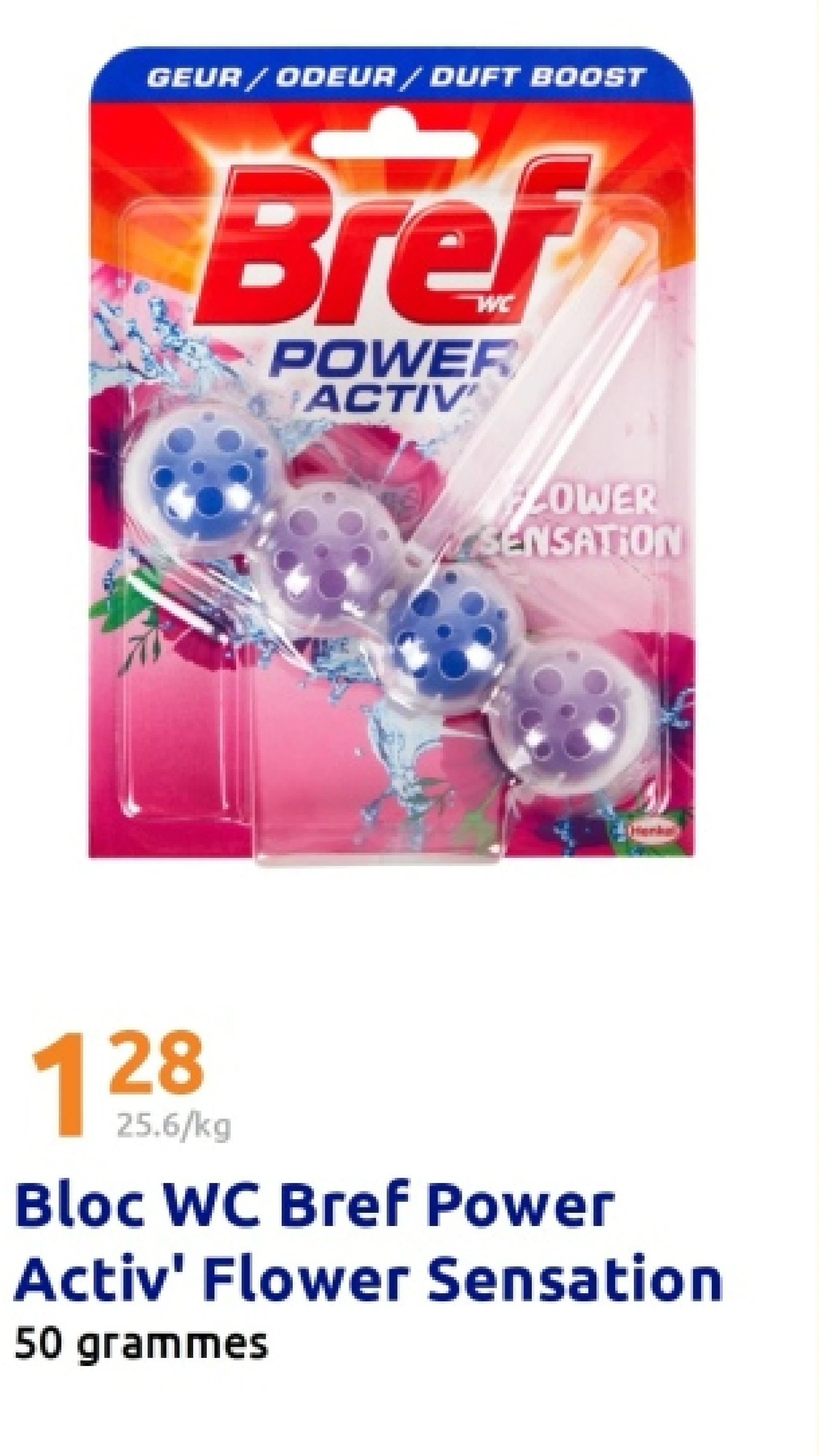 Bloc WC Bref Power Activ' Flower Sensation