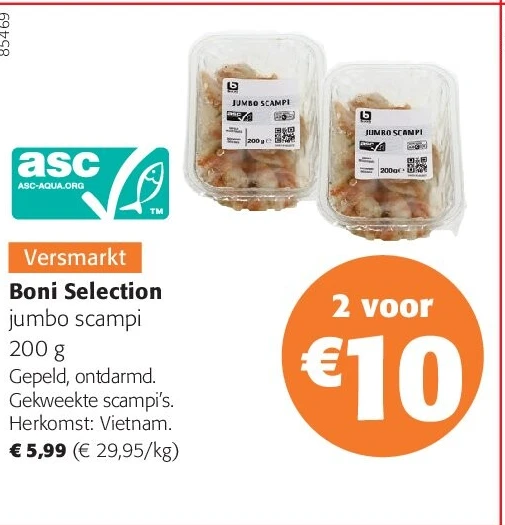 Boni Selection jumbo scampi 200 g